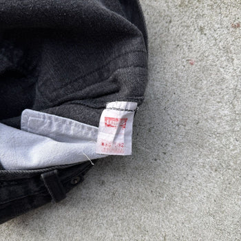 1980s Levi's 501 Black Denim Jeans Made in USA