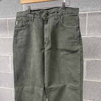 2000s Carhartt Moss Green Denim Jeans