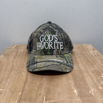 Praying God's Favorite Tree Camo Hat