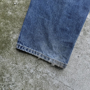 1990S Y2K TOMMY JEANS BAGGY FADED BLUE DENIM JEANS