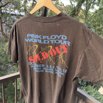 1987 Pink Floyd World Tour MSG Sold Out Tour Tee