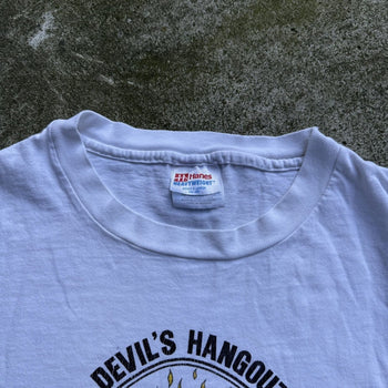 1990s HELL ROCK DEVIL'S HANGOUT HARD ROCK PARODY TEE