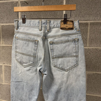 2000s Y2K Faded Distressed Light Wash Bootcut Jeans