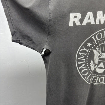 1990s Ramones Thrashed Faded Distressed Band Tee