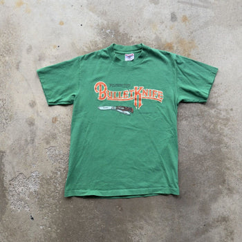 1990s REMINGTON BULLET KNIFE TEE GREEN