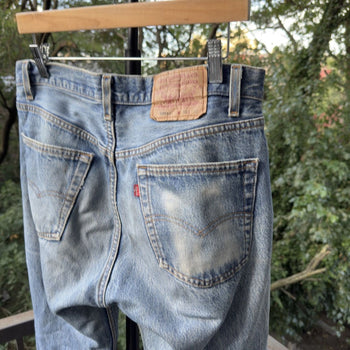 1990s Levi's 501xx Thrashed Faded Distressed Jeans - Made in USA