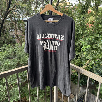 1990s Faded Alcatraz Psycho Ward Inmate Tee