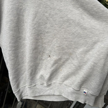1990s Russell Athletic Thrashed Faded Stained Sweatshirt