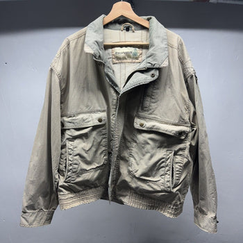 2000s Thrashed Faded Distressed Field Utility Jacket