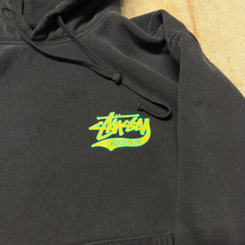 STUSSY WORLD TRIBE BLACK HOODIE