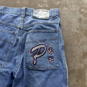 1990S Y2K PACO JEANS BAGGY SKATER DENIM JEAN SHORTS JORTS