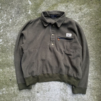 1990s POLO SPORTSMAN RALPH LAUREN SNAP FLEECE