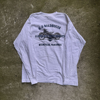 2000S HARLEY DAVIDSON ROAD HOUSE METAL FLAME LONGSLEEVE TEE