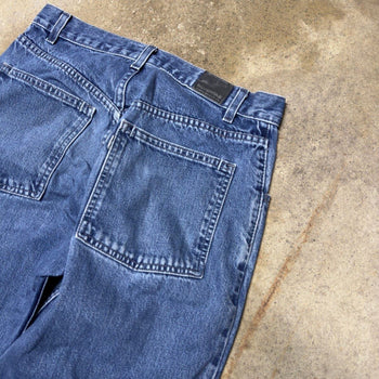 2000s LEVI’S SILVERTAB BAGGY FADED BLUE DENIM SKATER JEANS