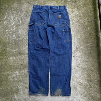 2000S CARHARTT BAGGY DENIM DOUBLE KNEE PANTS JEANS