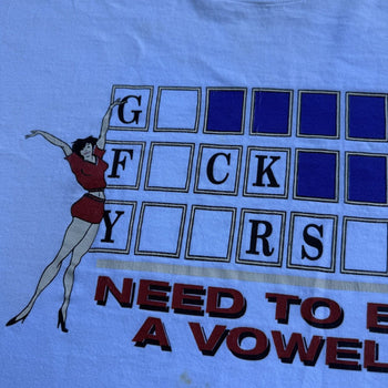 1990S BUY A VOWEL GO FUCK YOURSELF TEE