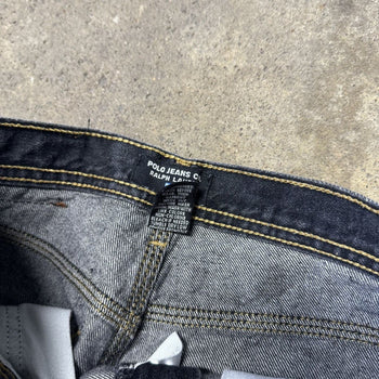 2000S POLO RALPH LAUREN BLACK BAGGY CARPENTER DENIM JEANS