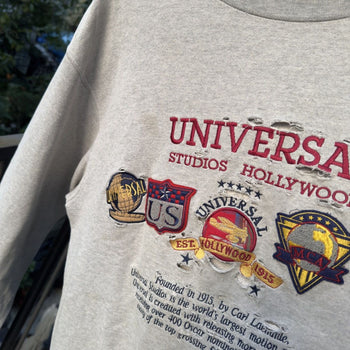 1990s Universal Studios Hollywood Thrashed Sweatshirt