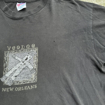 1990s THRASHED FADED VOODOO FIGURE TEE