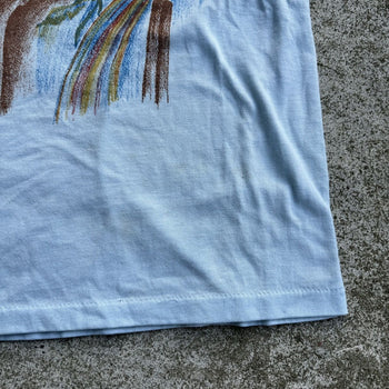 1970s SEARS WATERFALL WATER PRINT THIN TEE