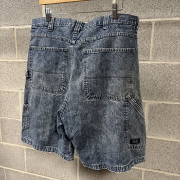 2000s Wrangler Thrashed Faded Distressed Denim Shorts