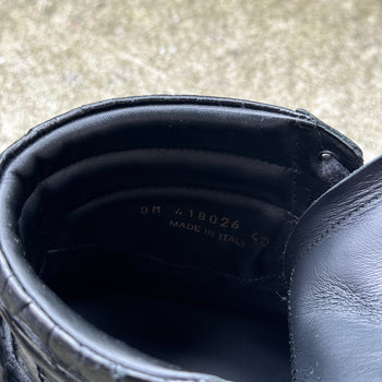 Saint Laurent Paris 2015 Hedi Slimane SL10H Embossed Crocodile Leather High Top