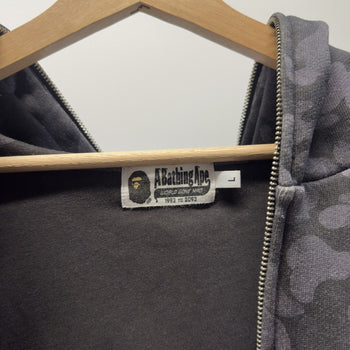 Bape Camo Print Shark Full Zip Hoodie