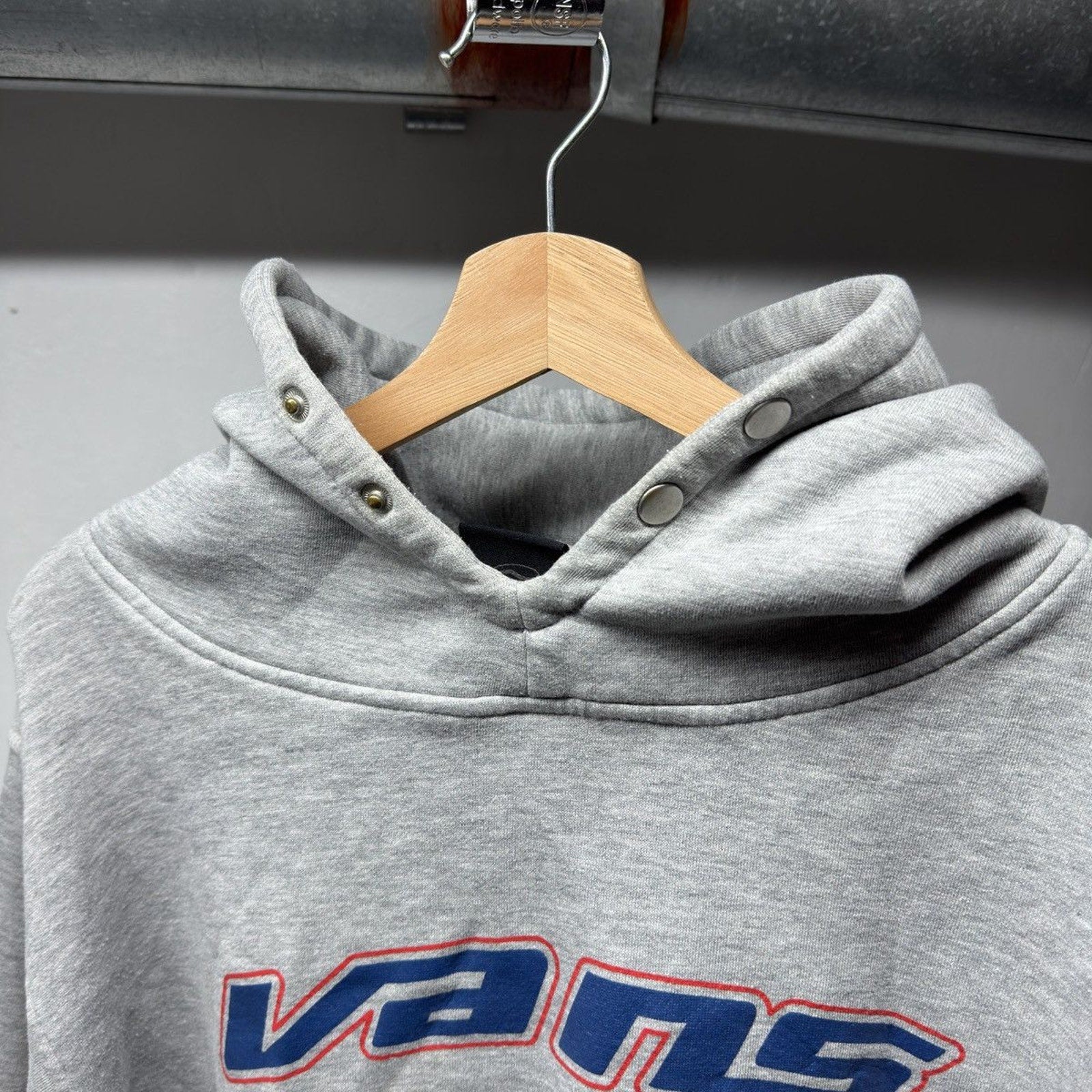 1990s Y2K Vans Logo Hoodie