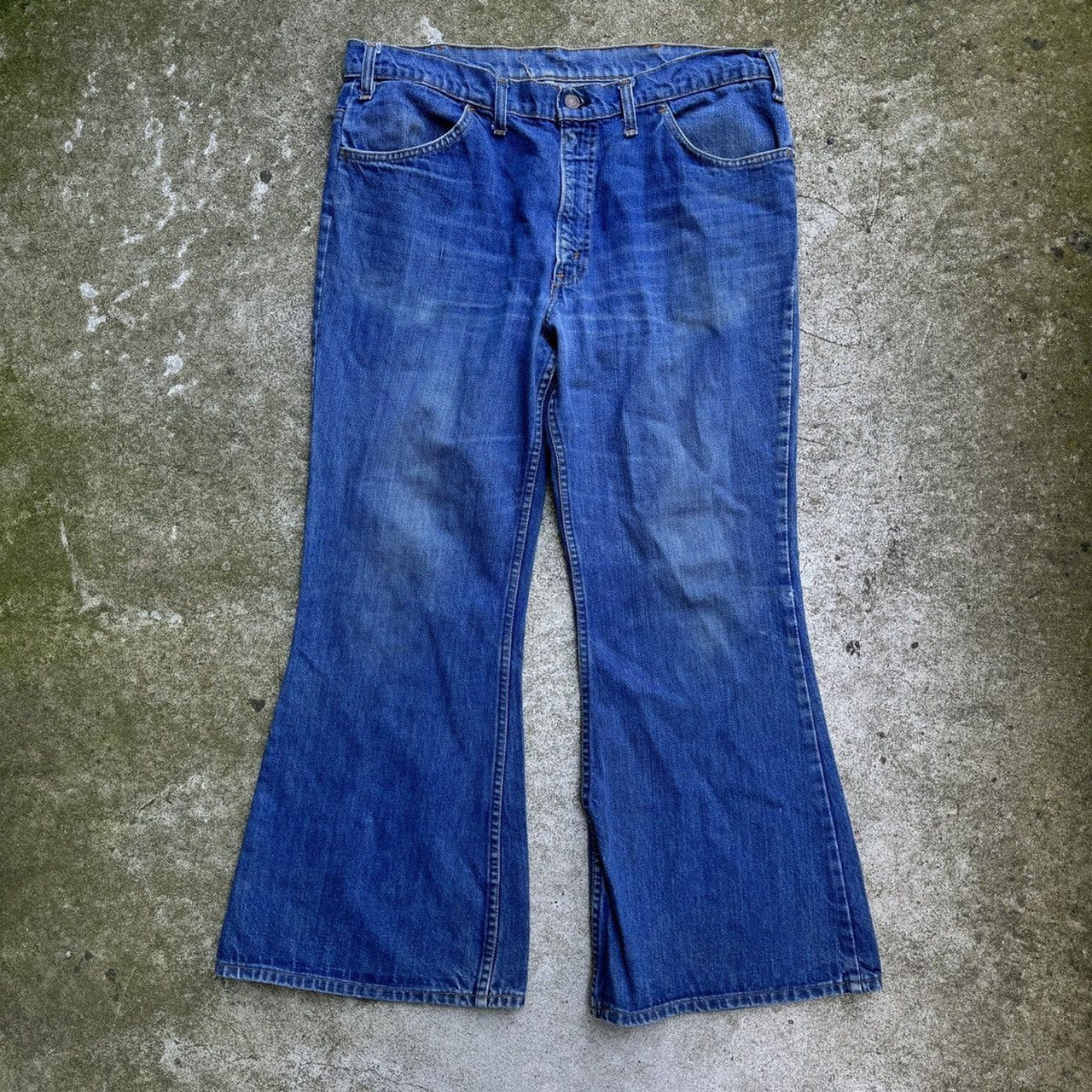 1970s LEVI'S 684 BIG BELL BOTTOM FLARE DENIM JEANS