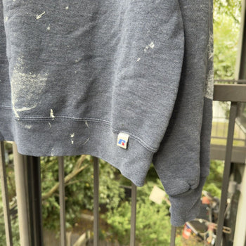 1990s Russell Athletic Faded Paint Splatter Sweatshirt