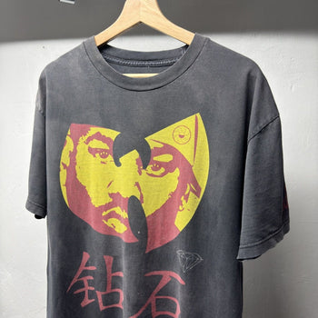 2010s Thrashed Faded Distressed Raekwon Diamond Tee