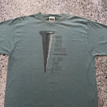 1990s Faded Jesus Tee Shirt