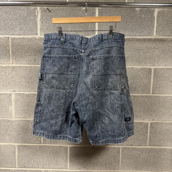 2000s Wrangler Thrashed Faded Distressed Denim Shorts