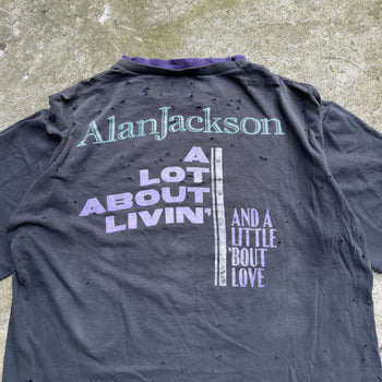 1990s ALAN JACKSON COUNTRY THRASHED DOUBLE FACED TEE