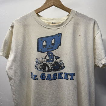 Vintage 1970 Mr. Gasket NHRA Nationals Tee Faded