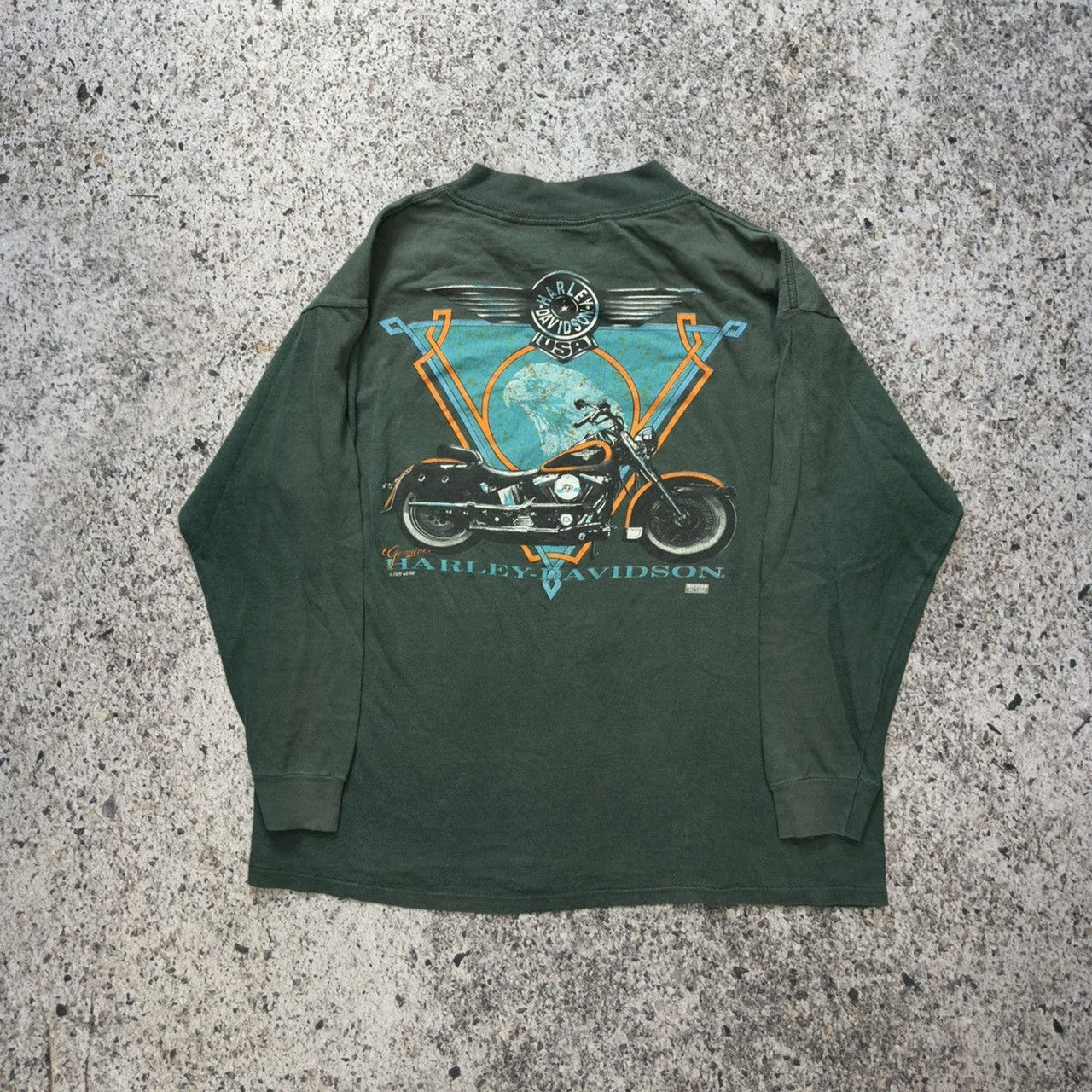 1990s Faded Harley Davidson Longsleeve