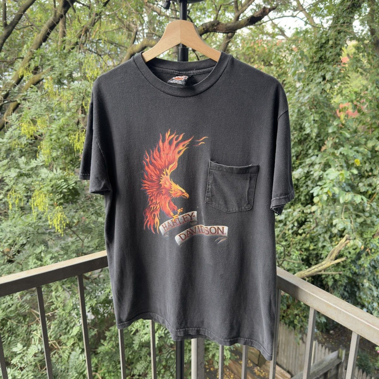 2000s Harley Davidson Faded Pocket Tee
