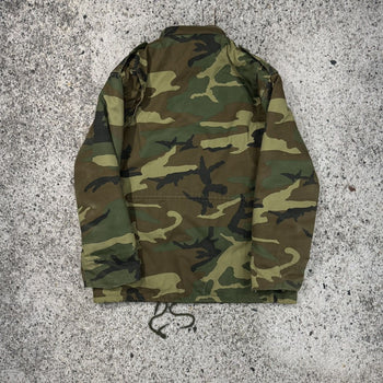 1980S FADED HEAVYWEIGHT LINED OVERSIZED CAMO JACKET