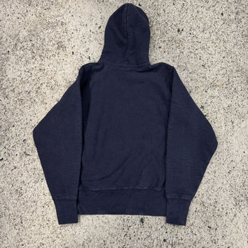 1990s Camber Heavyweight Faded Navy Blue Hoodie