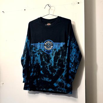 1990s HARLEY DAVIDSON STAR LOGO DYED LONGSLEEVE TEE