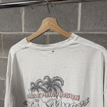 2000s Harley Davidson Thrashed Faded Distressed Tee