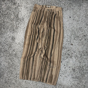 Our Legacy Vast Cut Wide Leg Striped Corduroy Pants