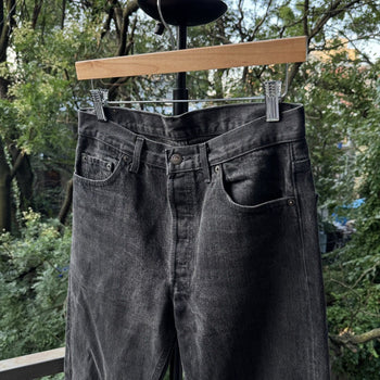 1980s Levi's 501 Black Denim Jeans Made in USA