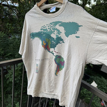 1990s Thrashed Faded Distressed World Biomes Tee