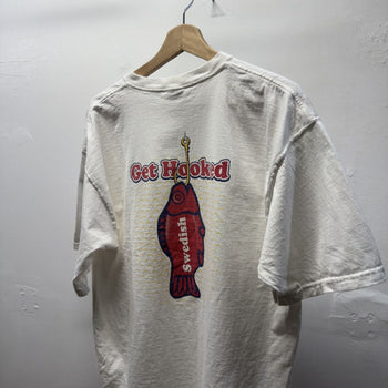 Vintage 2000s Swedish Fish Candy Fishing Tee