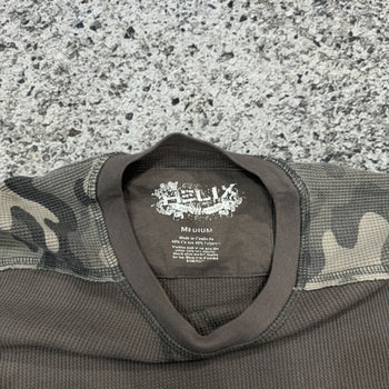 2000s CAMO THERMAL LONGSLEEVE SHIRT