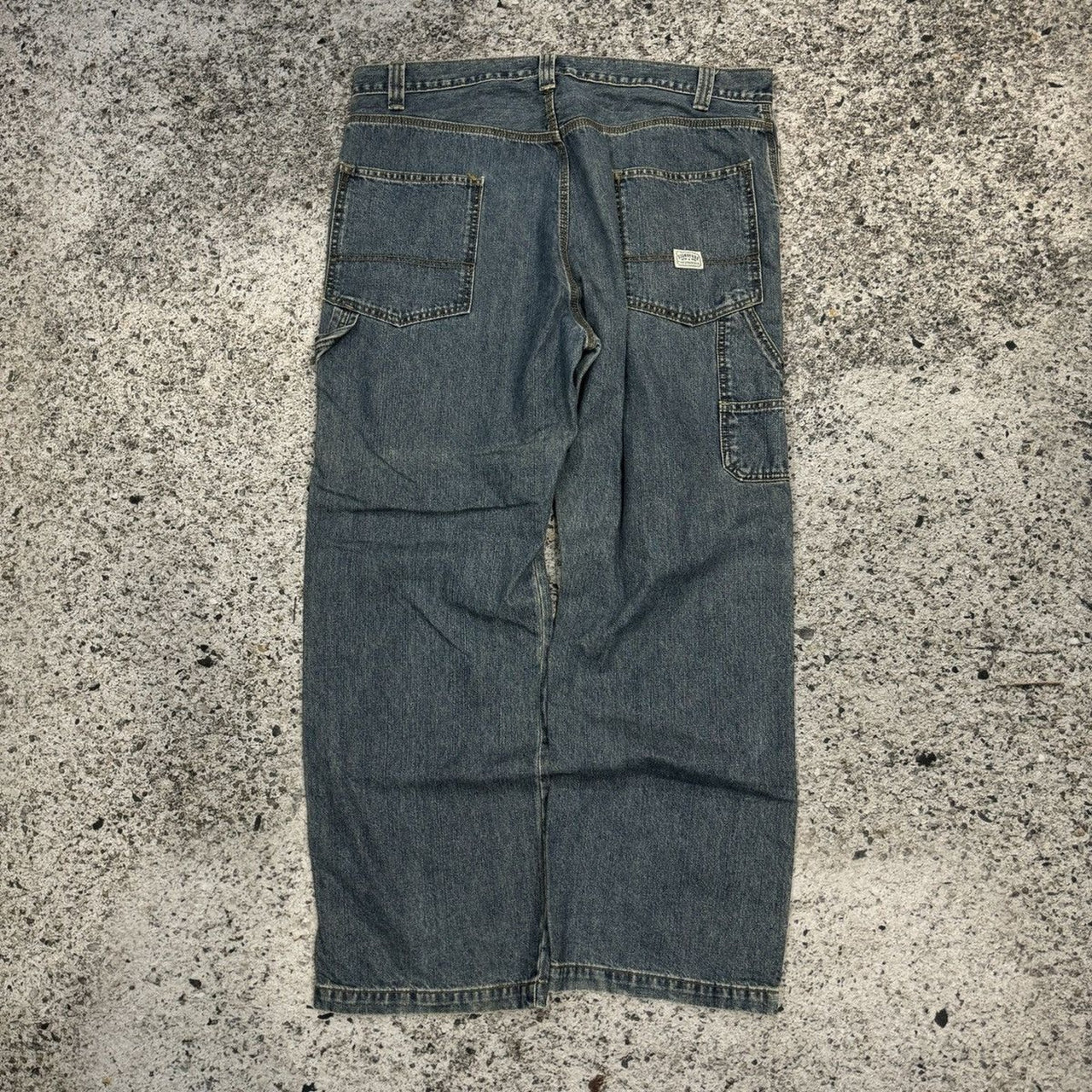 2000s LEVI'S BAGGY WIDE LEG CARPENTER DENIM SKATER JEANS