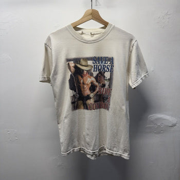 Vintage 2000s Save A Horse Ride A Cowboy Faded Tee