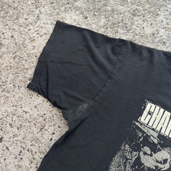 Camiseta descolorida de Charles Bronson Power Violence de los años 2000