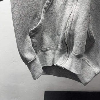 2000s Distressed USMC Faded Zip Up Hoodie